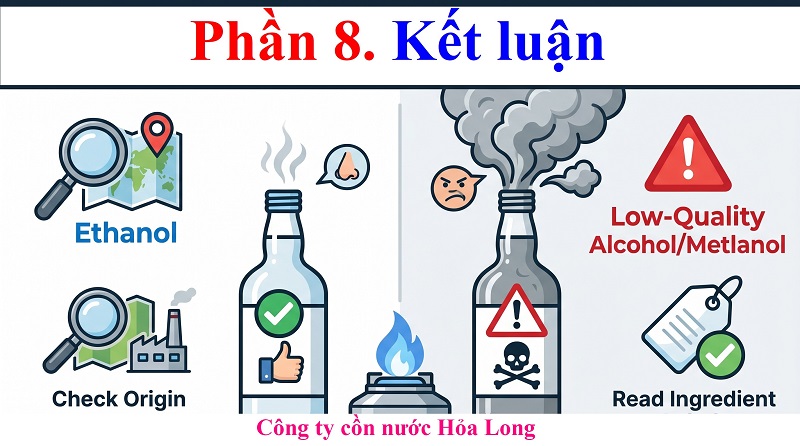Cồn nước có mùi không? Giải đáp chi tiết từ A-Z